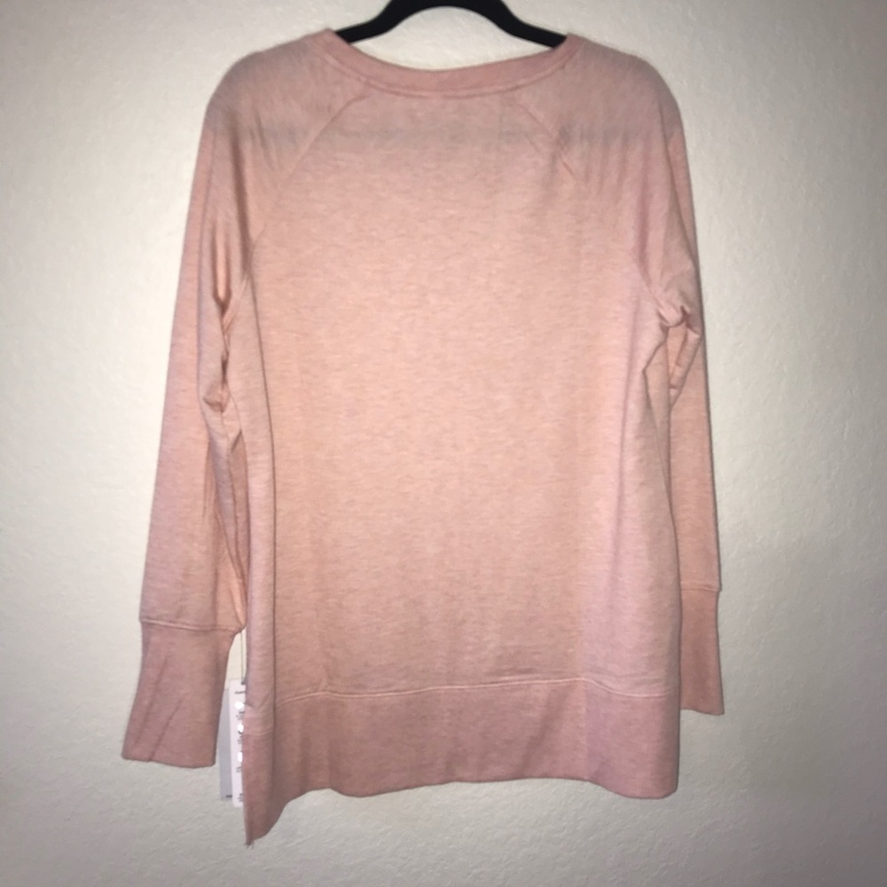 Reebok Pink Sweatshirt w/ Thumbholes Sz L BNWT - Picture 10 of 11